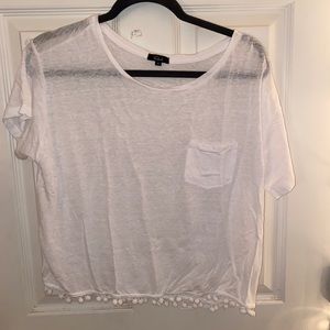 RAILS short sleeve Pom Pom tee